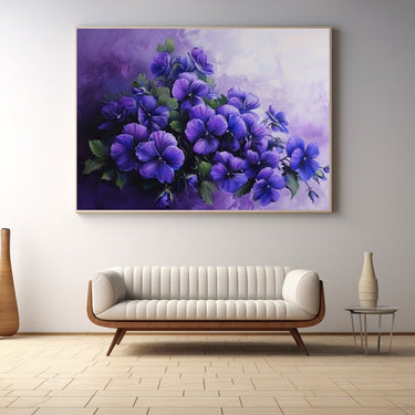 Violets Painting